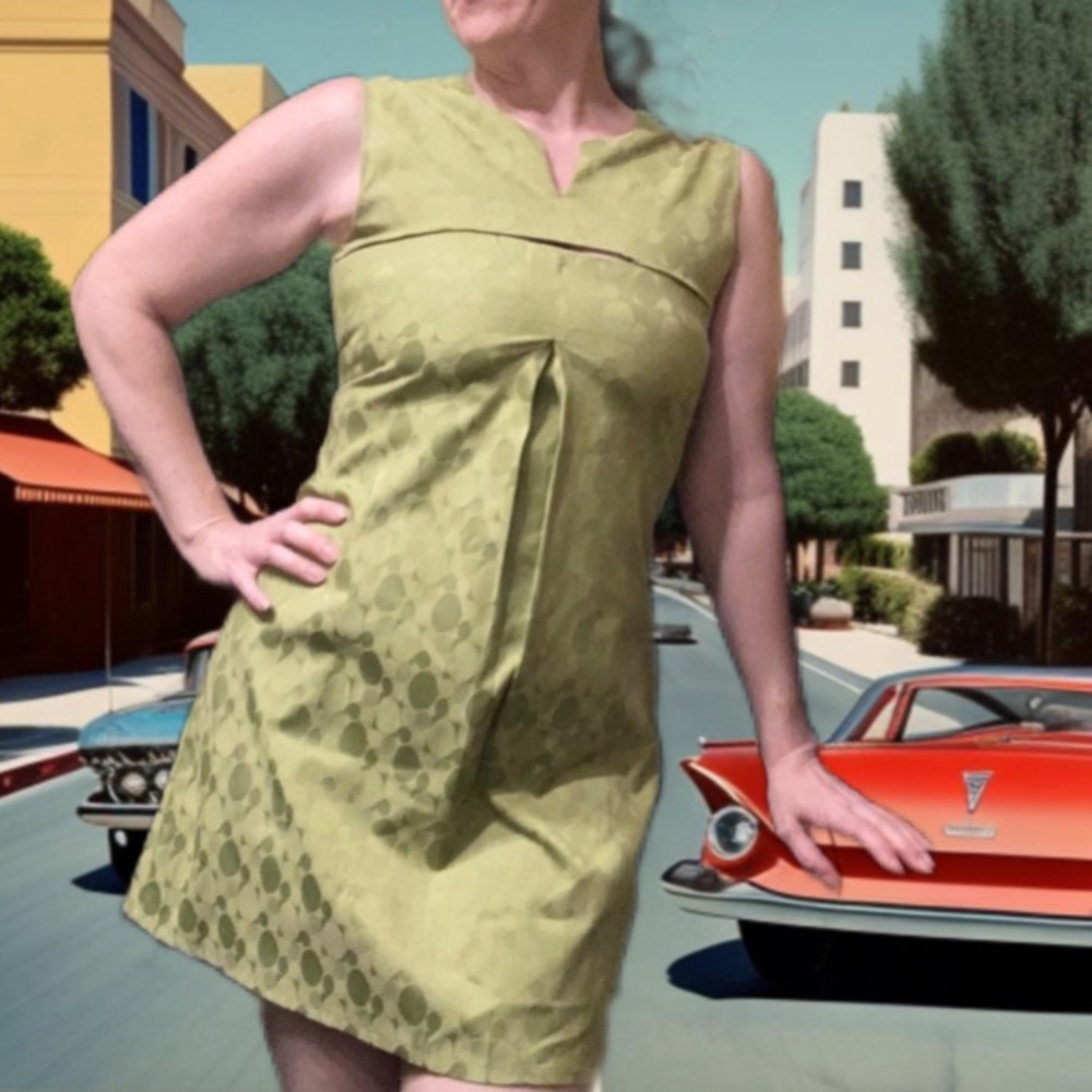 1960’S Mod Style Retro Mini Dress